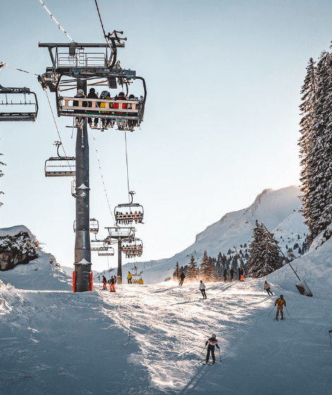 Télésiège Avoriaz hiver